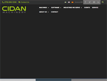 Tablet Screenshot of cidanmachinery-americas.com